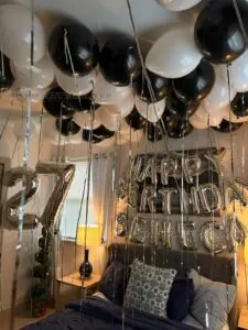 Birthday Room Decor in Miami for 27th Celebrations image 2