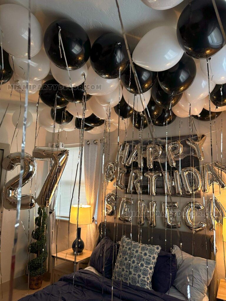 Birthday Room Decor in Miami for 27th Celebrations image 2