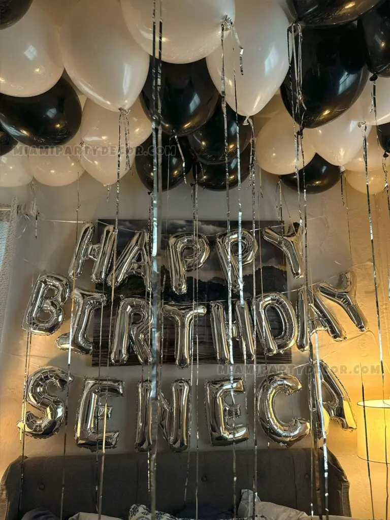Birthday Room Decor in Miami for 27th Celebrations image 4