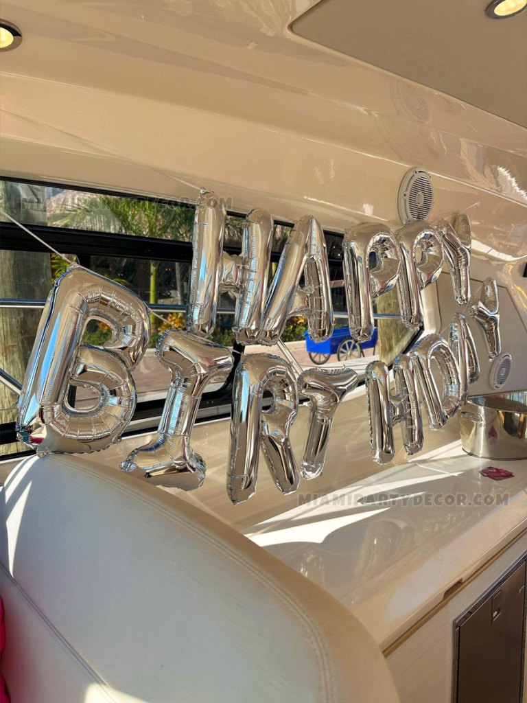 Boat Party Decorations for Miami Yacht Birthdays image 2
