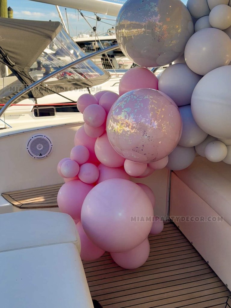 Boat Party Decorations for Miami Yacht Birthdays image 3