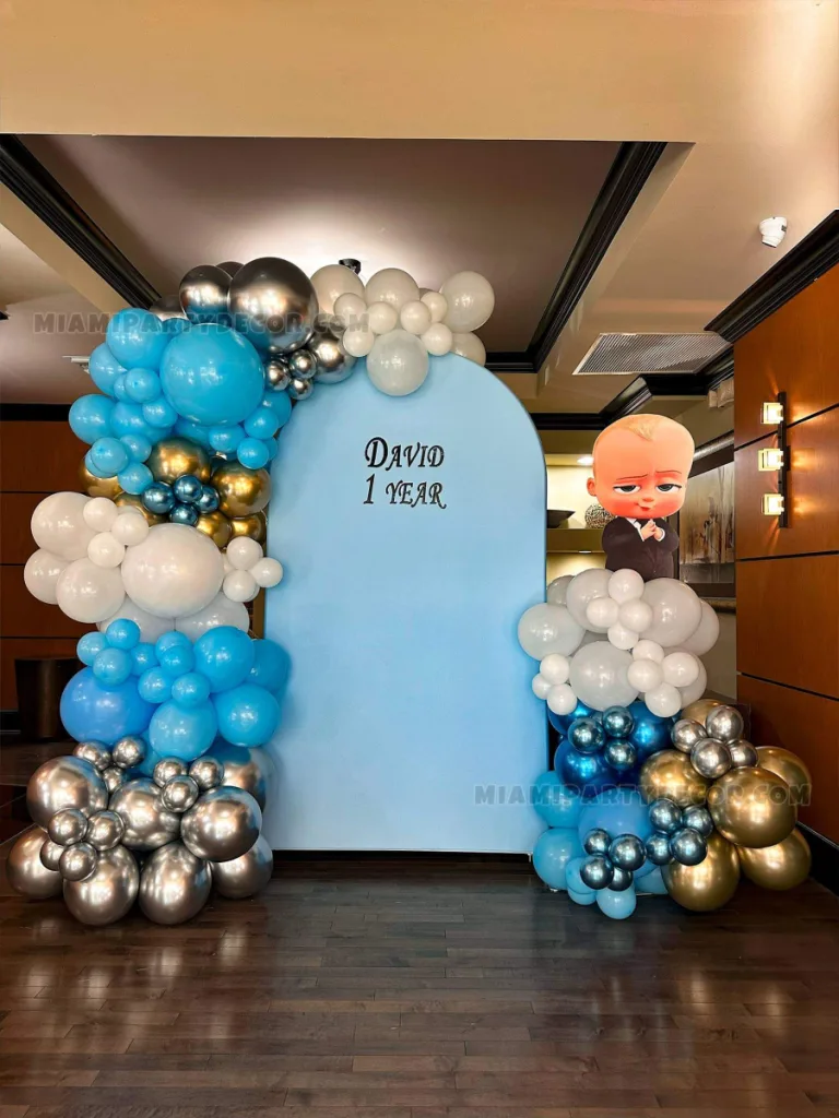 Boss Baby Decorations Backdrop for Birthdays in Miami image 1