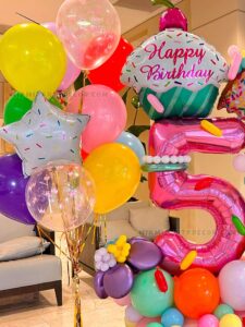 Candy Birthday Balloon Sculpture in Miami image 3