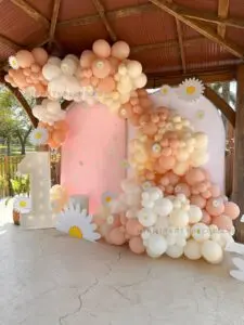 Daisy Theme Party Backdrop in Miami for 1st Birthdays image 1