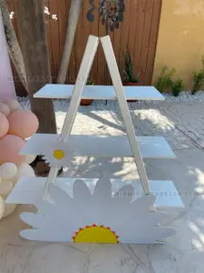Daisy Theme Party Backdrop in Miami for 1st Birthdays image 2