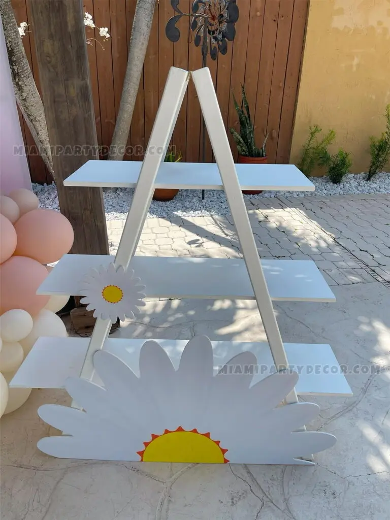 Daisy Theme Party Backdrop in Miami for 1st Birthdays image 2