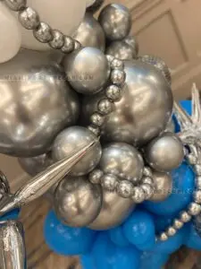 Disco Balloon Column in Miami for Glam Event Decor image 4