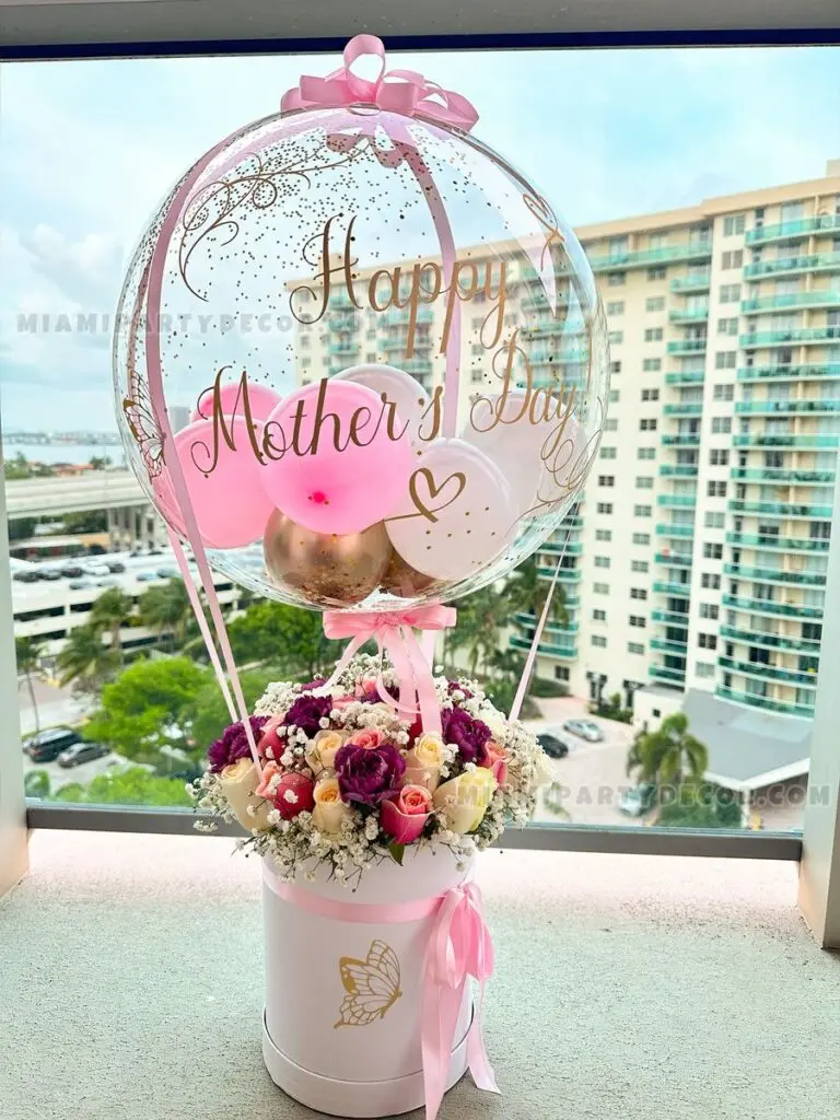 Flower Bouquet Balloon in Miami for Mother’s Day image 2