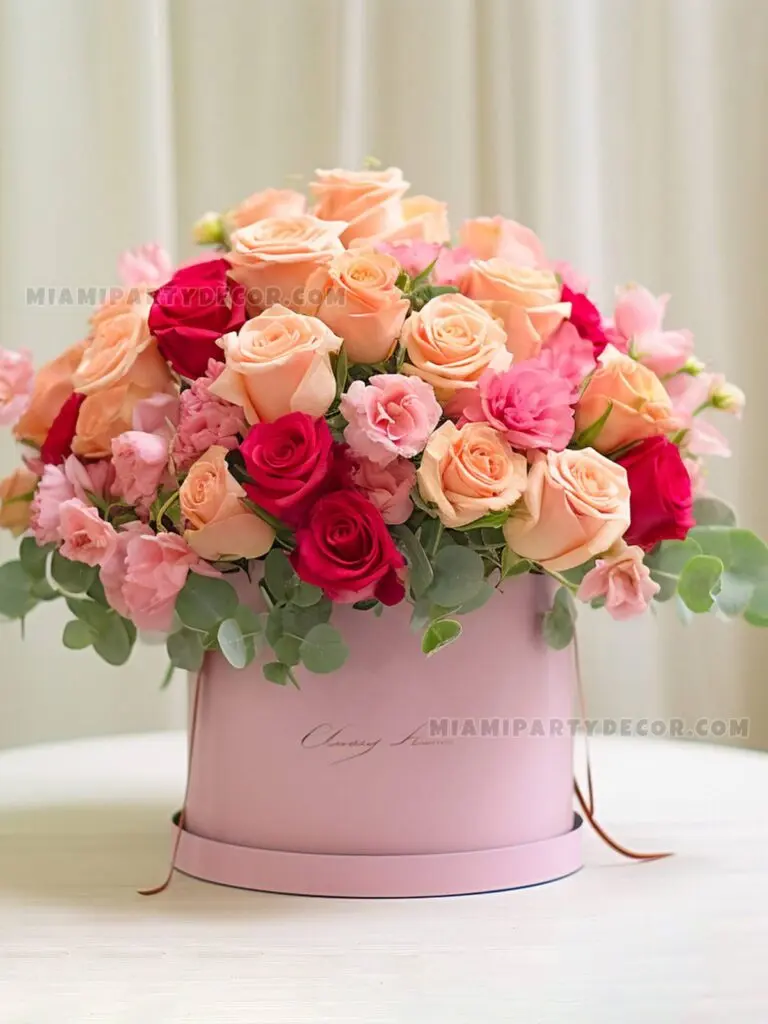 Mother’s Day Gift For Sister in Miami | Flower Box image 1