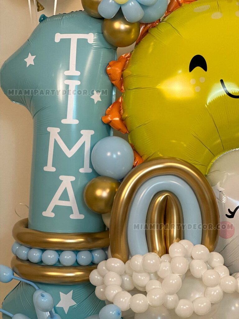 Happy Birthday Balloon Bouquet in Miami image 3