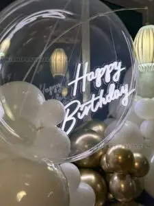 Happy Birthday Balloons Garland in Miami image 2