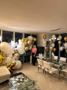 Happy Birthday Balloons Garland in Miami image 3