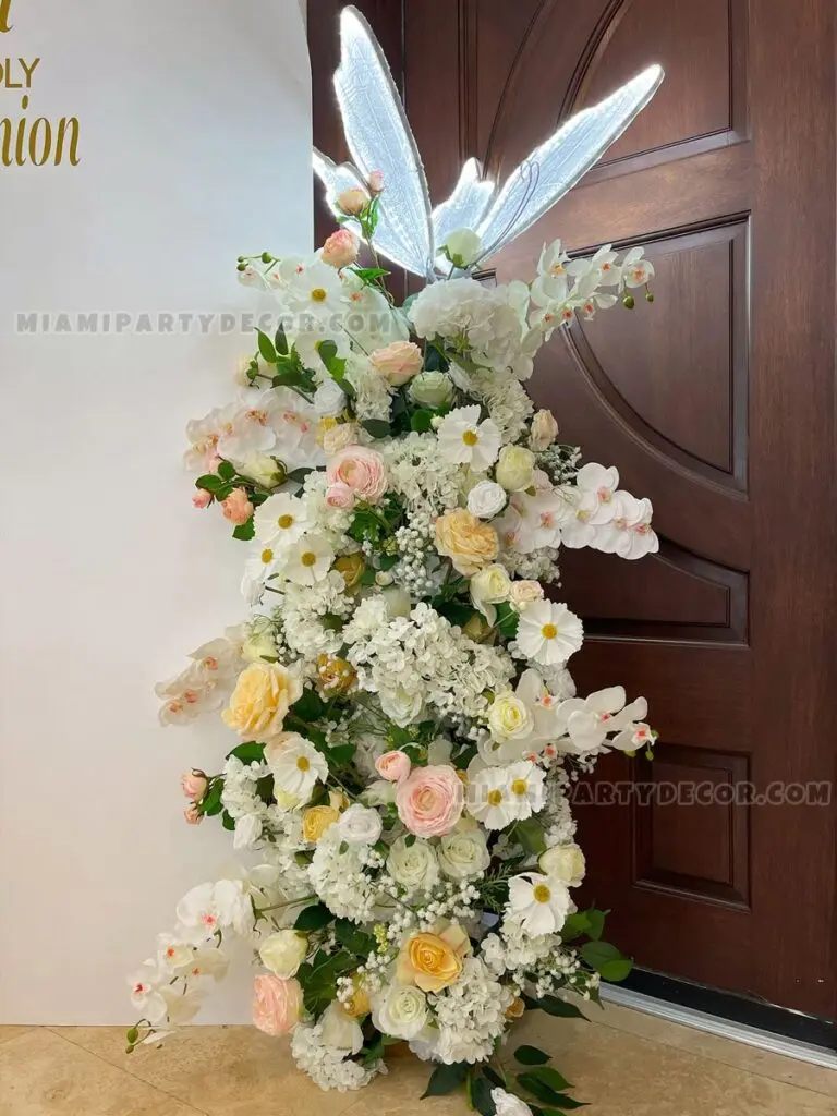 First Communion Decorations Backdrop in Miami image 5