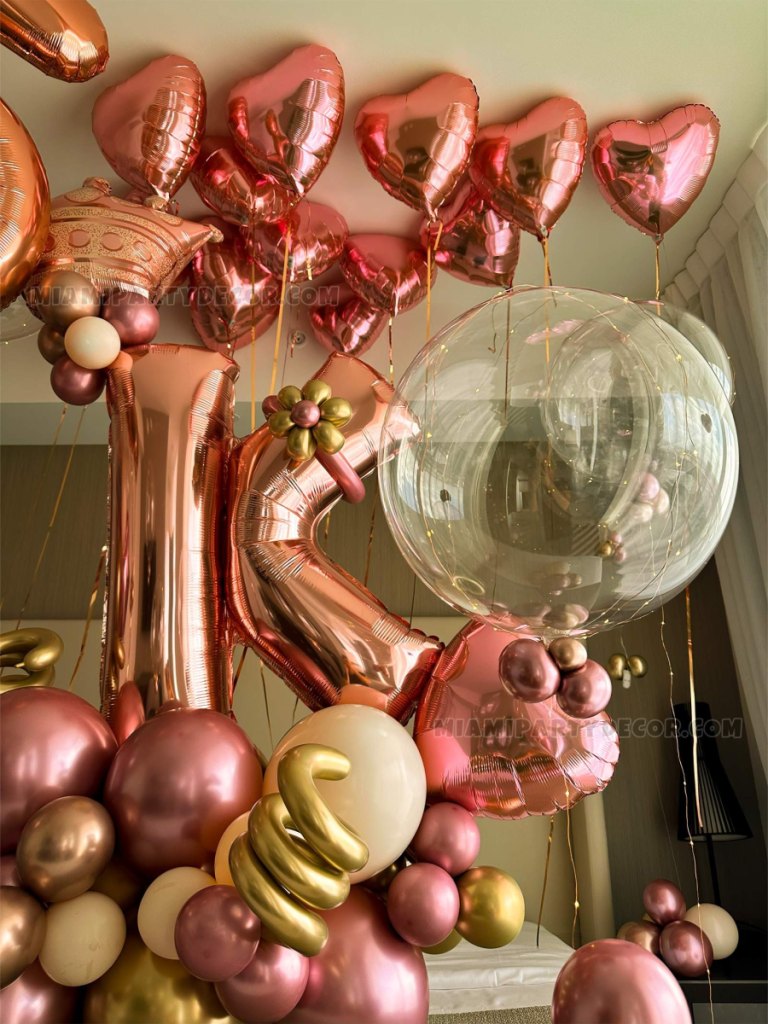 Hotel Room Decoration For Birthday in Miami image 3