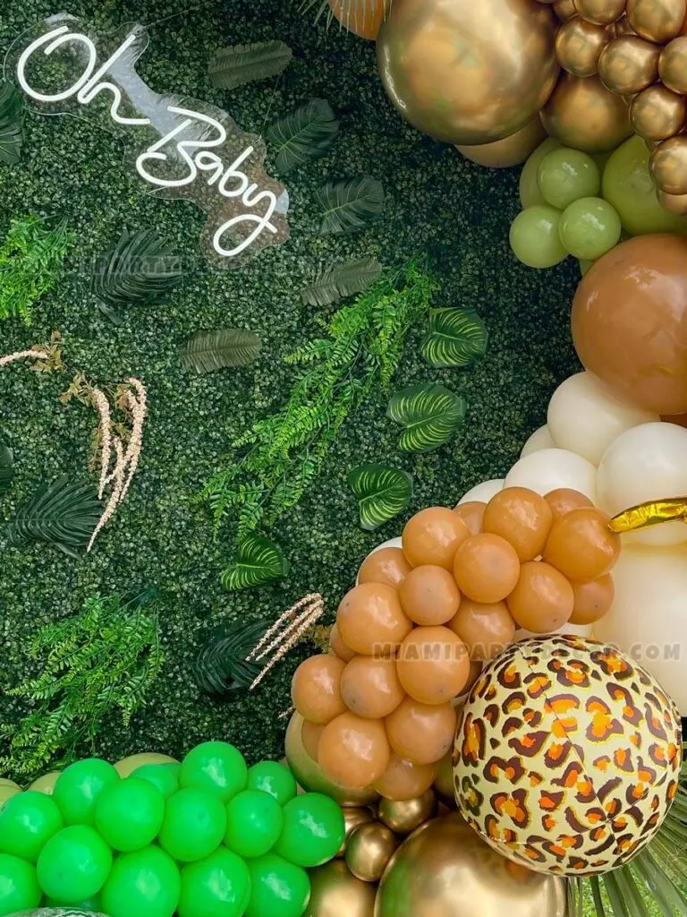 Jungle Safari Backdrop for Baby Showers in Miami image 3