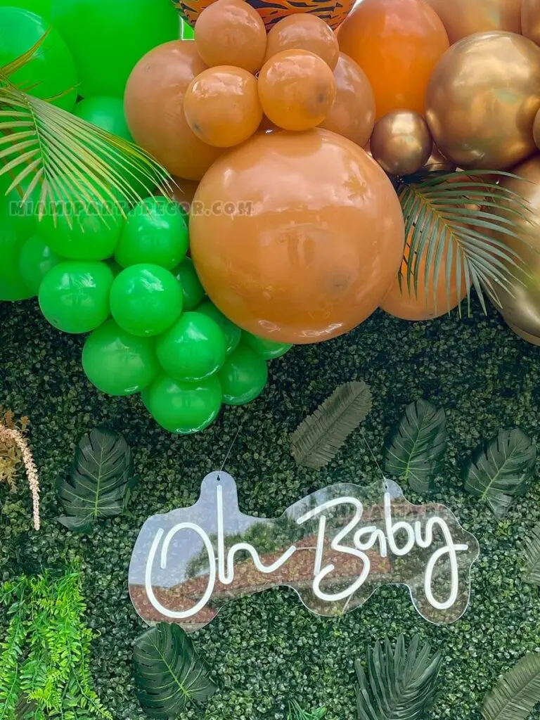 Jungle Safari Backdrop for Baby Showers in Miami image 5
