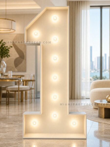 4FT light up marquee number 1