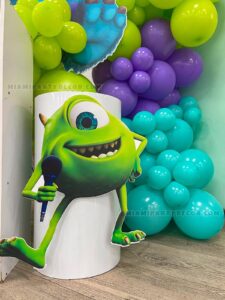 Monster Inc Happy Birthday Backdrop in Miami image 5