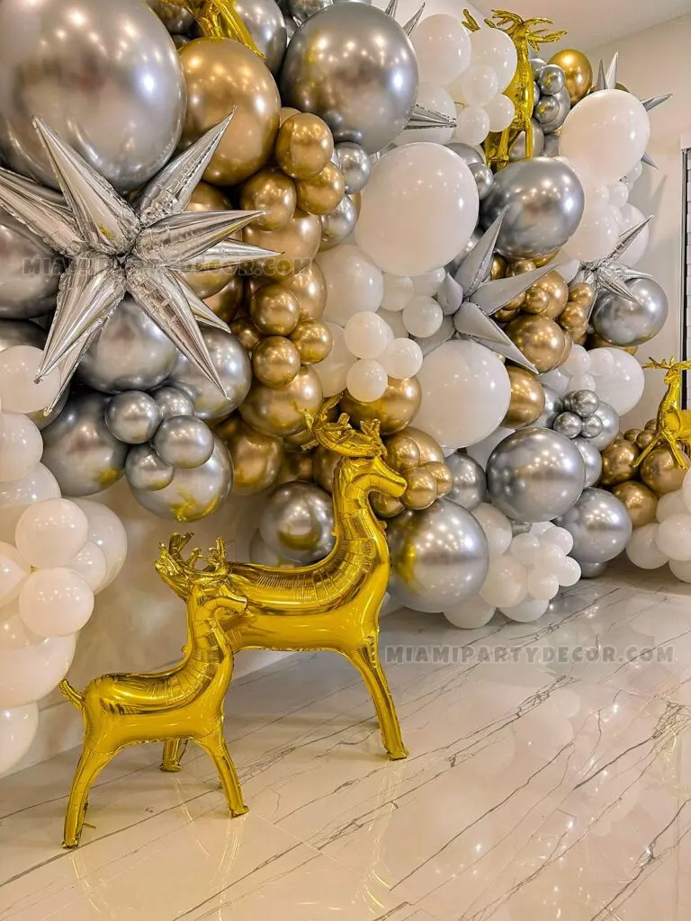 New Year’s Vibe Balloon Wall in Miami image 2