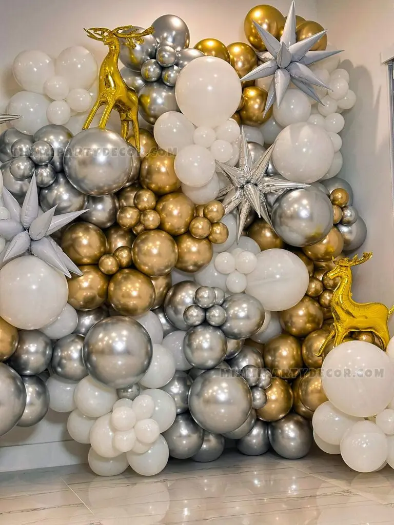 New Year’s Vibe Balloon Wall in Miami image 4