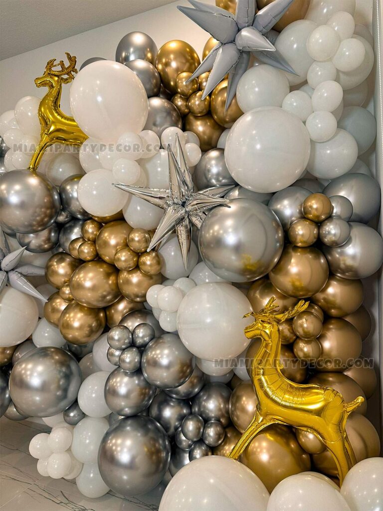 New Year’s Vibe Balloon Wall in Miami image 5