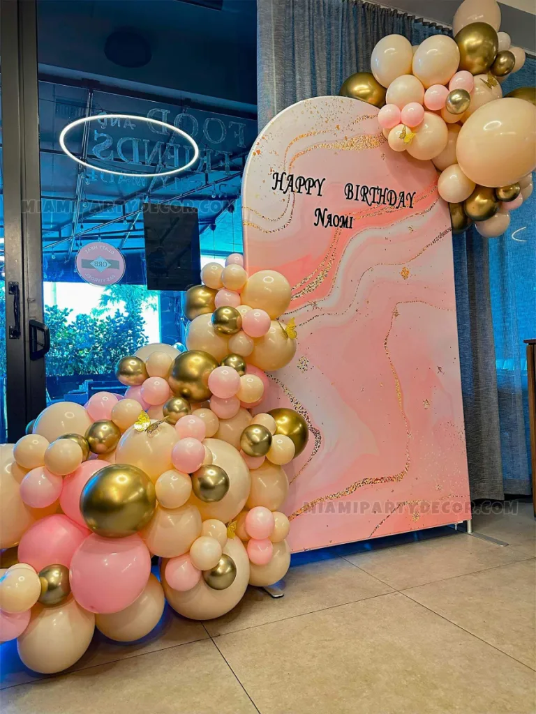 Party Pop Set – Birthday Backdrop in Miami image 3