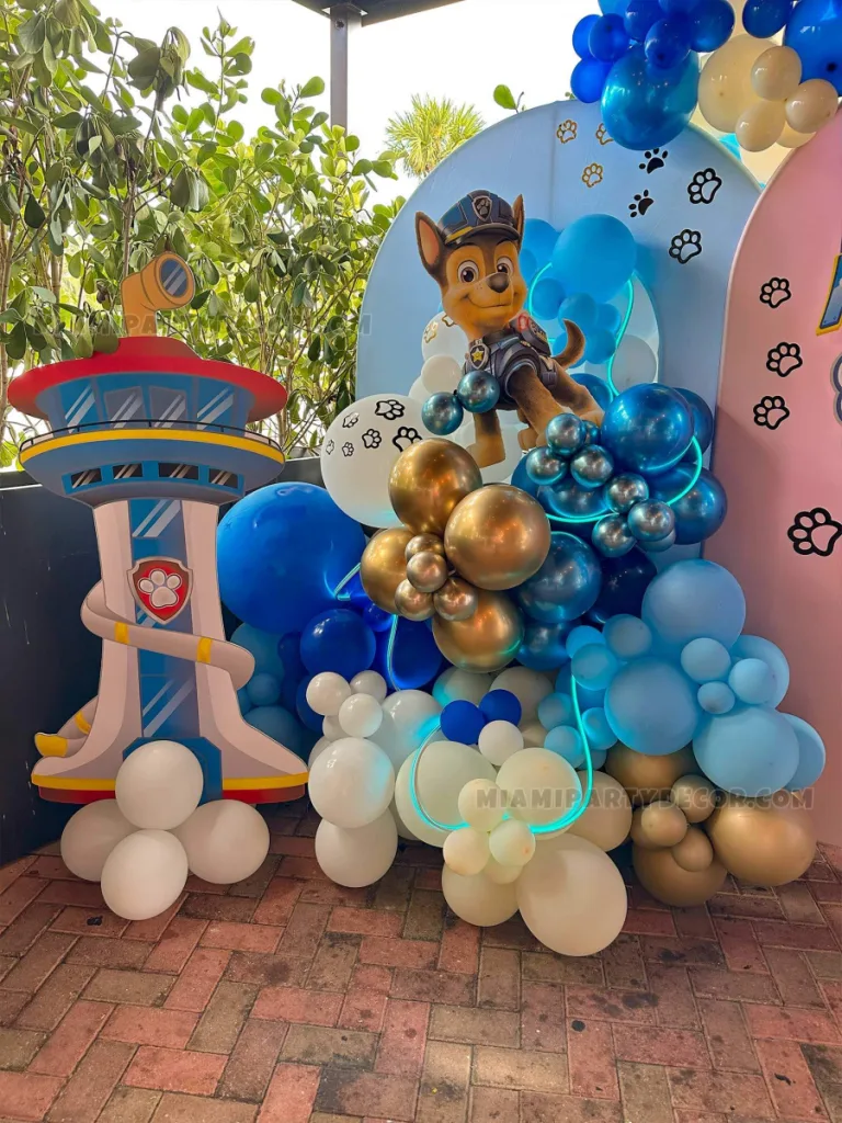 PAW Patrol Backdrop Birthday Decorations in Miami image 2