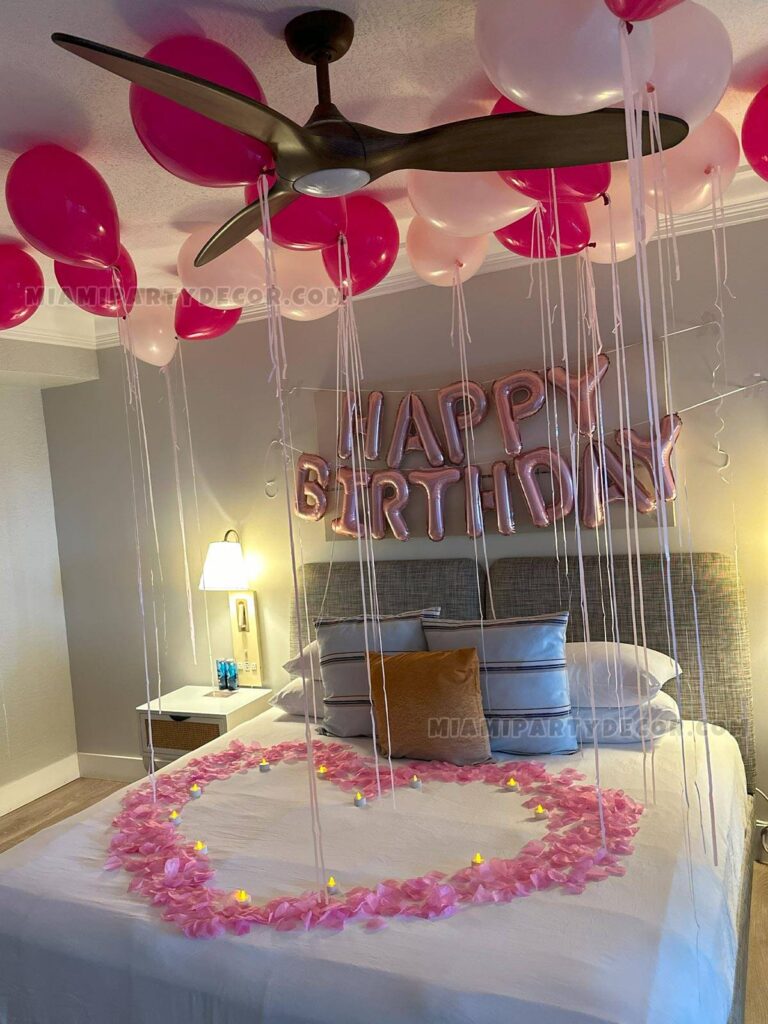 Balloon Decoration For Bedroom in Miami image 2