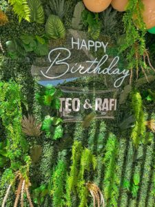 Safari Backdrop in Miami for Jungle Birthday Parties image 3