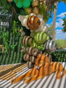 Safari Backdrop in Miami for Jungle Birthday Parties image 4