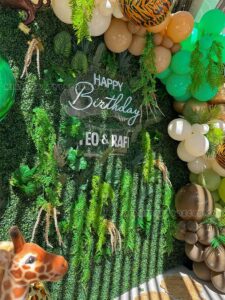Safari Backdrop in Miami for Jungle Birthday Parties image 6