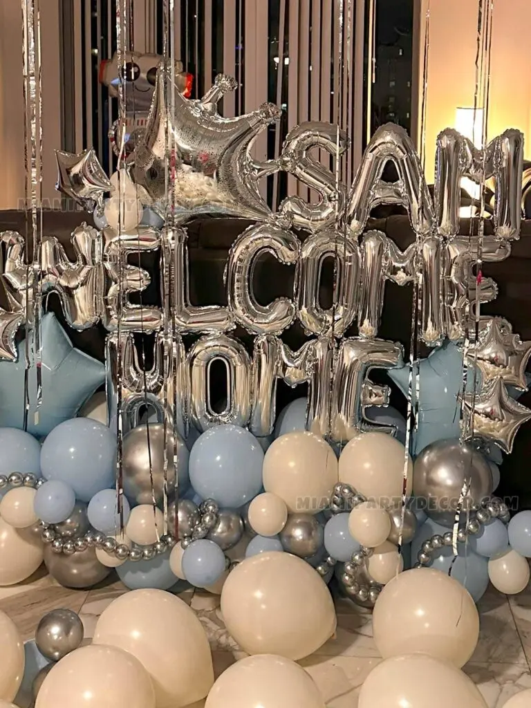 Sculpted Welcome Home Balloons in Miami image 2