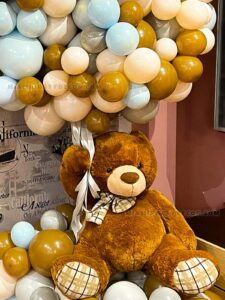 Floating Teddy Bear With Balloons in Miami image 2