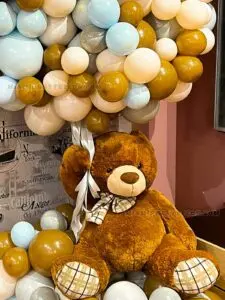 Floating Teddy Bear With Balloons in Miami image 2