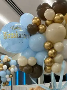 Balloons Teddy Bear Centerpiece for Baby Showers Miami image 4