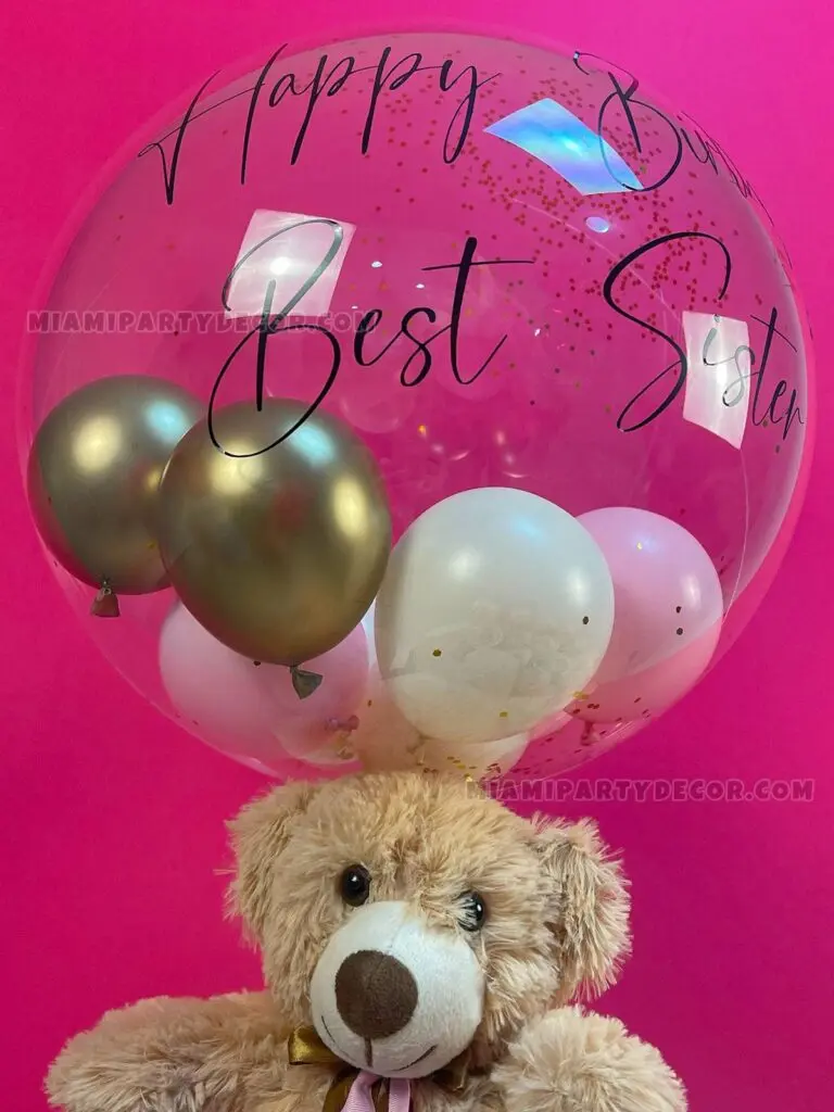 Teddy Bear Flower Box in Miami for Birthdays image 3