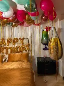 Birthday Decoration In Hotel Room Miami Tropical Style image 4