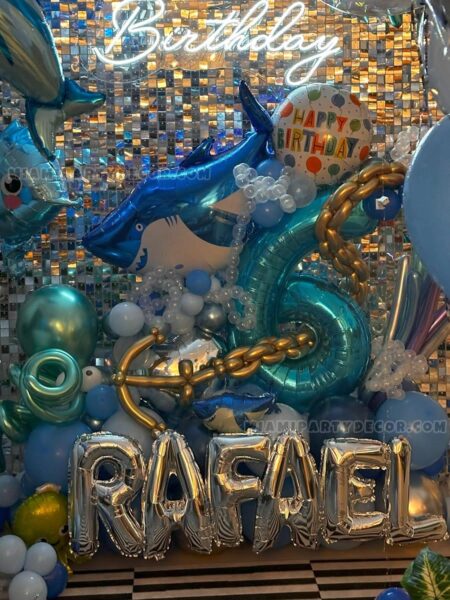 Under The Sea Balloon Decor for Birthdays