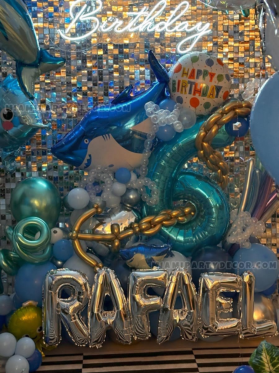 Under The Sea Balloon Decor in Miami for Birthdays image 1