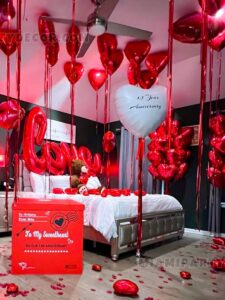 Valentine’s Day Room Decoration in Miami image 2