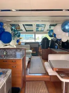 Boat Balloon Decoration for Miami Yacht Parties image 4