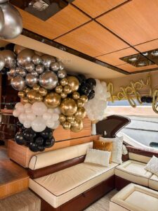 Boat Party Decor for Yacht Birthdays in Miami image 2