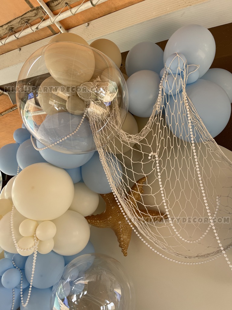 Under the Sea Graduation Balloon Garland Backdrop gallery image 5