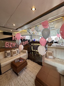 Yacht Birthday Balloon Setup gallery image 2