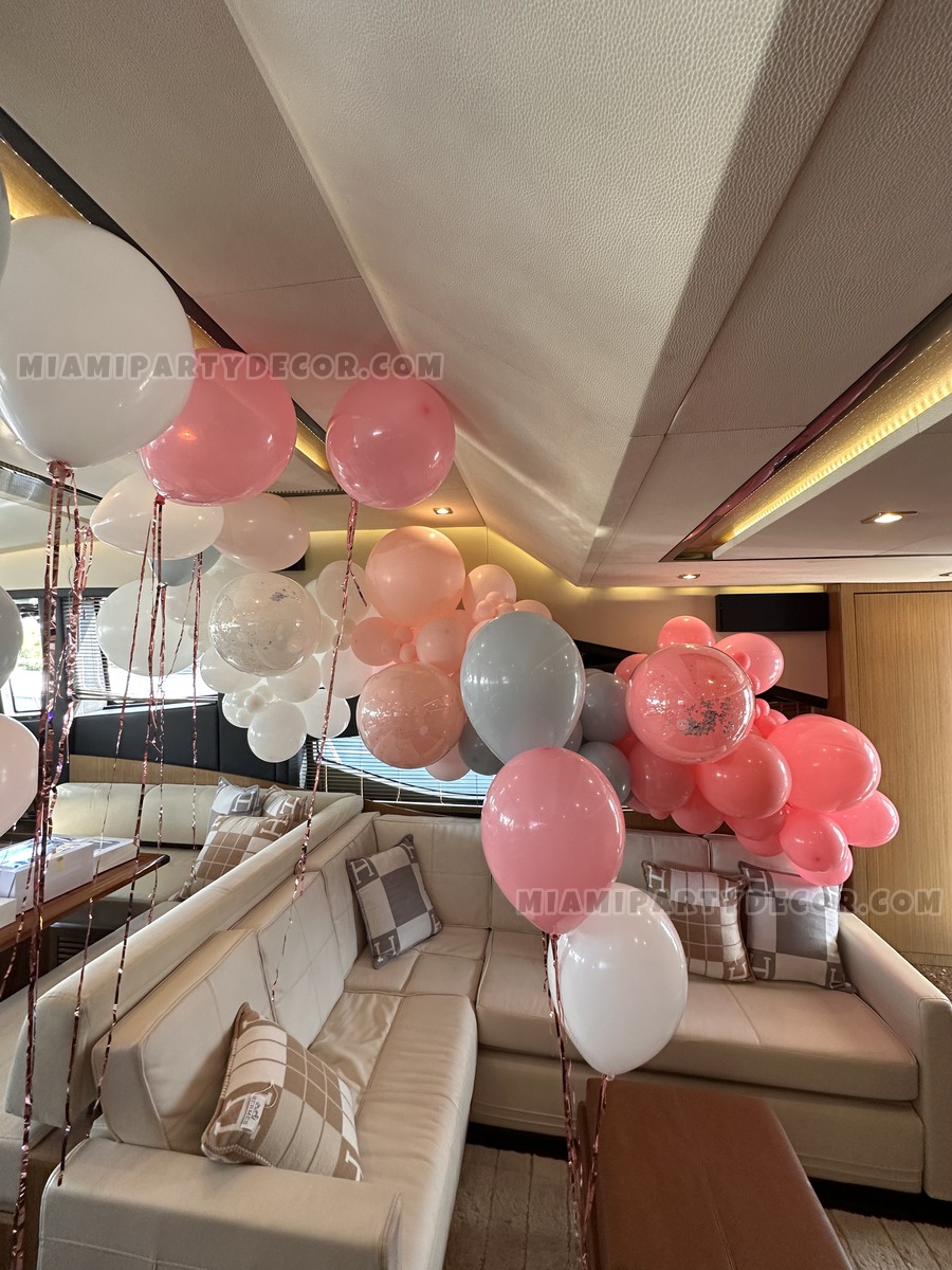 Balloon Setup for Birthday