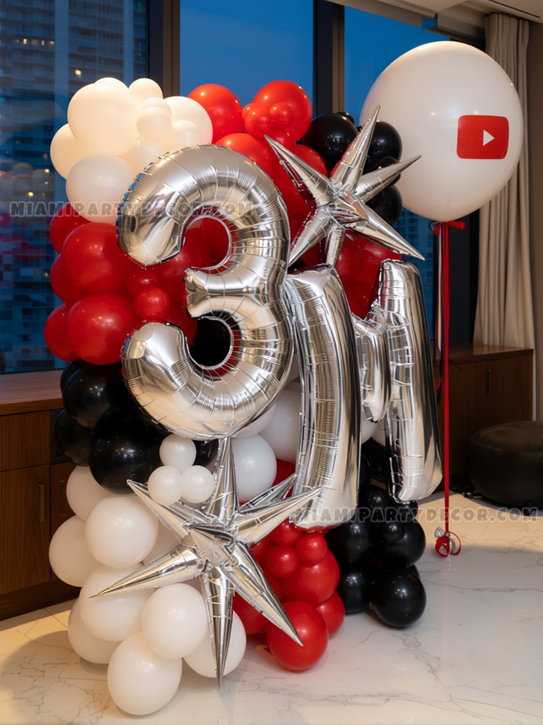 YouTube Milestone Balloon Sculpture gallery image 2