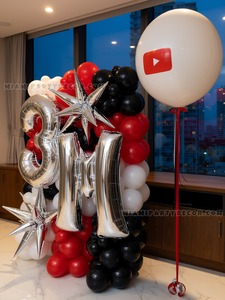 YouTube Milestone Balloon Sculpture gallery image 3